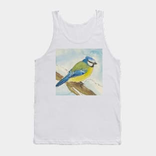 Blue tit bird Tank Top